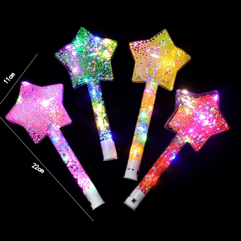 Picture of Douyin's Same Bobo Ball Starry Sky Ball Magic Wand Children's Fairy Wand Toy Glowing Night Market Plaza Hot Selling Wholesale