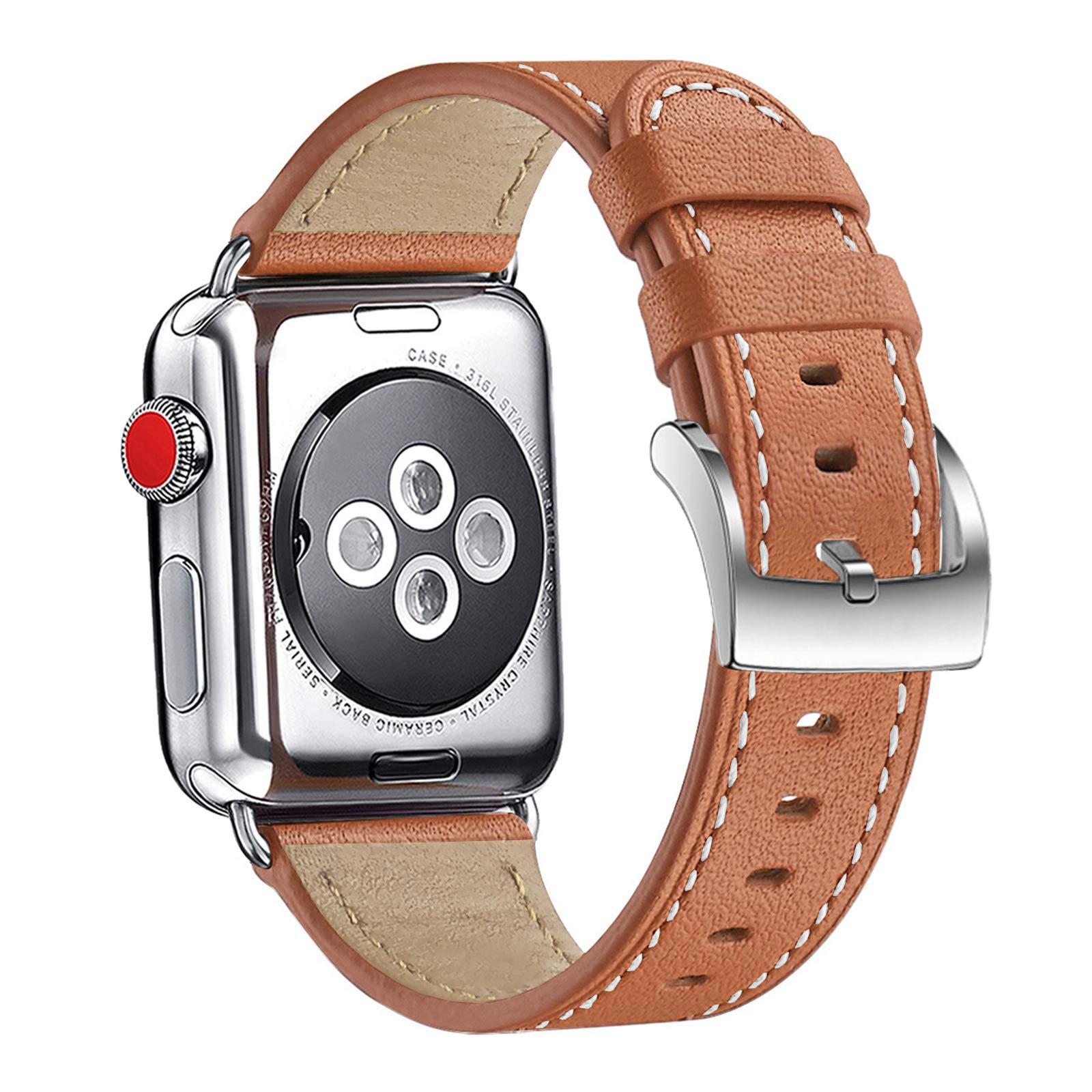 Picture of Suitable for Apple Watch Strap Apple Watchs10 Anti-Scratch Genuine Leather Fashion Strap New Men's and Women's Strap