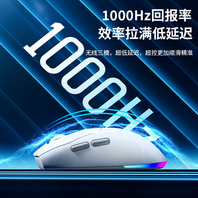 Picture of SOREX X2 Wireless Three-Mode Mouse Bluetooth Wired RGB E-Sports Game Office Desktop Laptop