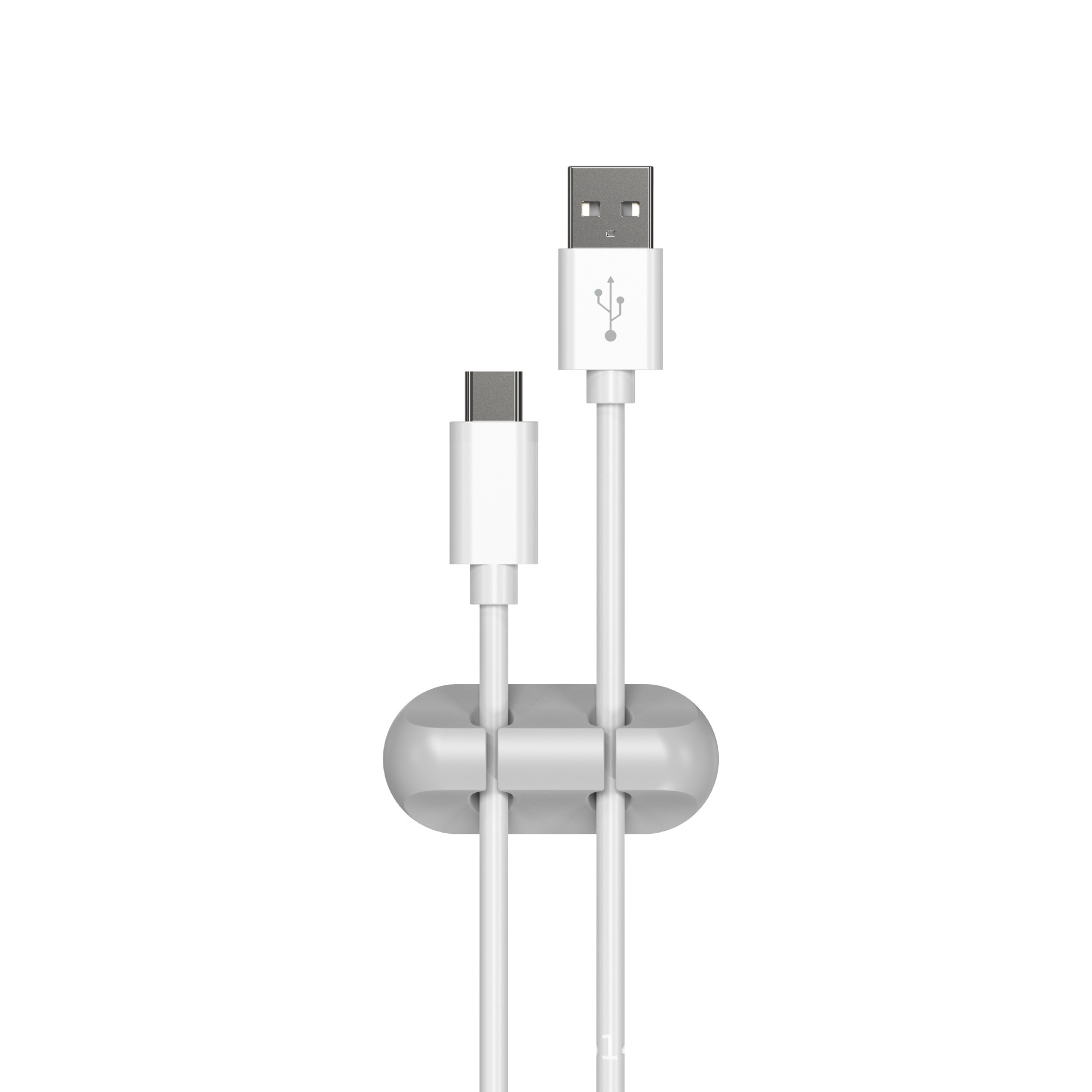 Picture of New desktop charging data cable holder multi-port creative storage wire silicone cable organizer hub