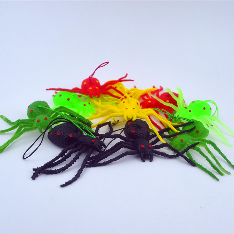 Picture of Large Artificial Prank Soft Rubber Spider Toy Cognitive Kidsren's Insect Scary Poisonous Spider
