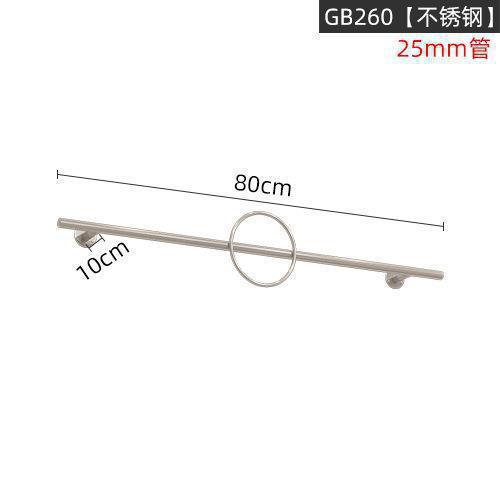 Picture of Stainless Steel Positive Hanging Display Rod Children's Clothing Store Display Rack Wall Hanging One-word Shelf Point Hanging Clothing Store Hanging Hangers