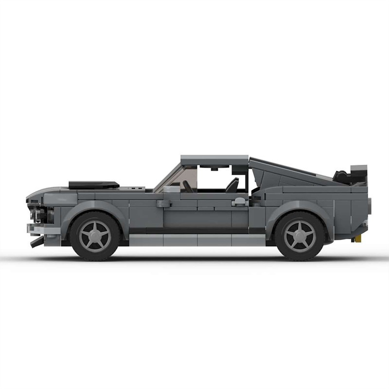 Picture of Cross-Border building blocks Ford wild horse John Wick 8 grid car Boy car MOC car model compatible with Lego