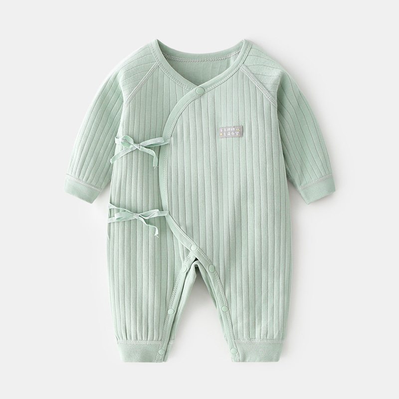 Picture of Newborn Baby Harper Autumn and Winter Pure Cotton Boneless Clothes Newborn Monk Clothes Pajamas for Boys and Girls Baby Jumpsuit Spring and Autumn