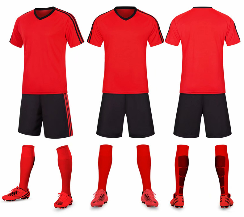 Picture of New Football Clothes Training Clothes suit Men's and Women's Short-sleeved Summer Adult Children's Game Team Clothes Football Clothes Fixed Printing