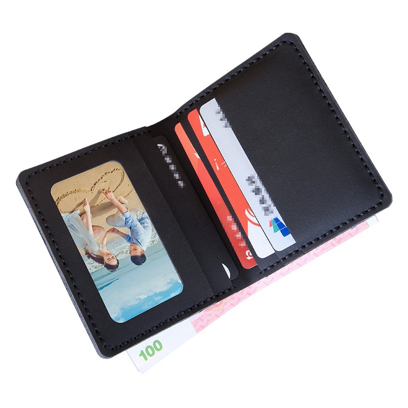 Men's Dad Wallet Father's Day Card Bag for Boyfriend Cow Wallet Handmade Self-made diy Material Bag Female Gift