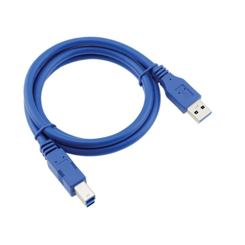 Picture of USB3.0 Print Line A Male/B Male Computer Connection Line High Speed Square USB3.0 Printer Data Line 1 m