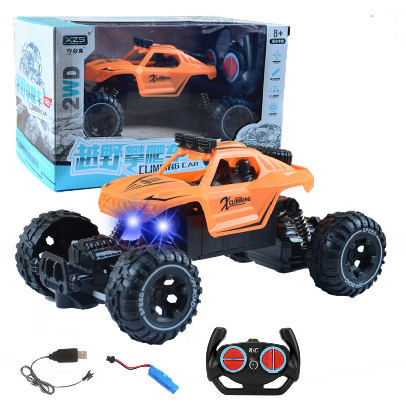 Picture of Alloy Climbing Remote Control Car Drift Off-road Vehicle Two-wheel Drive Climbing Big Foot Remote Control Racing Boy Charging Toy Car