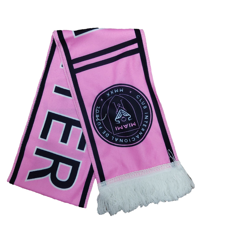Picture of Fan Supplies Messi Youwen Imperial Horse International Ac Milan Paris Scarf Football Fan Cheer Autumn and Winter Warmth