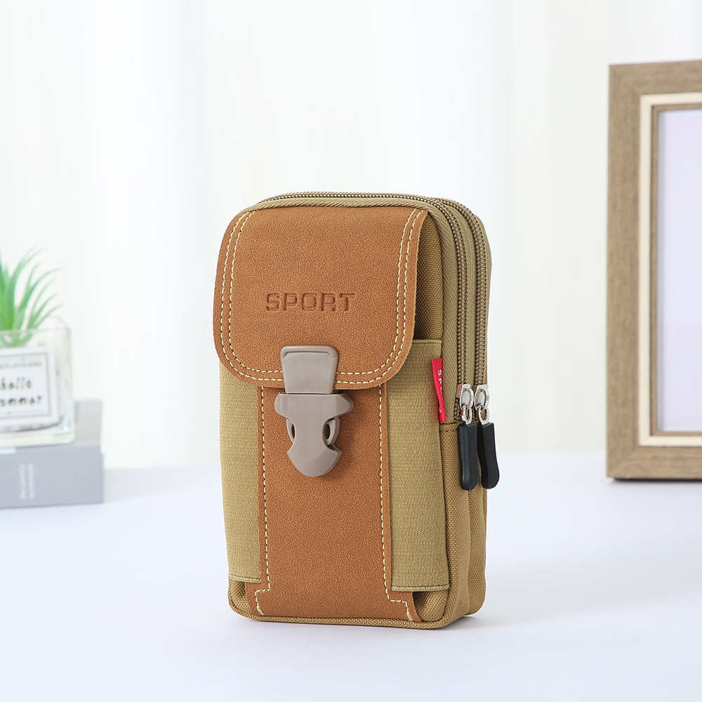 Picture of Mobile Phone Card Waist Bag Men's Outdoor Travel Storage Bag Mobile Phone Bag Card Bag Waist Bag Strong and Durable Waist Bag Wholesale