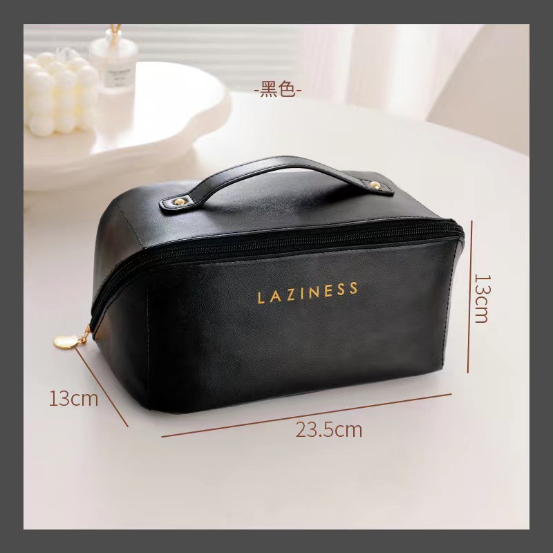 Picture of Portable Pillow Cosmetic Bag ins Advanced Sense Internet Popular pu Cosmetic Bag Travel Storage Bag Large Capacity Women's Wash Bag