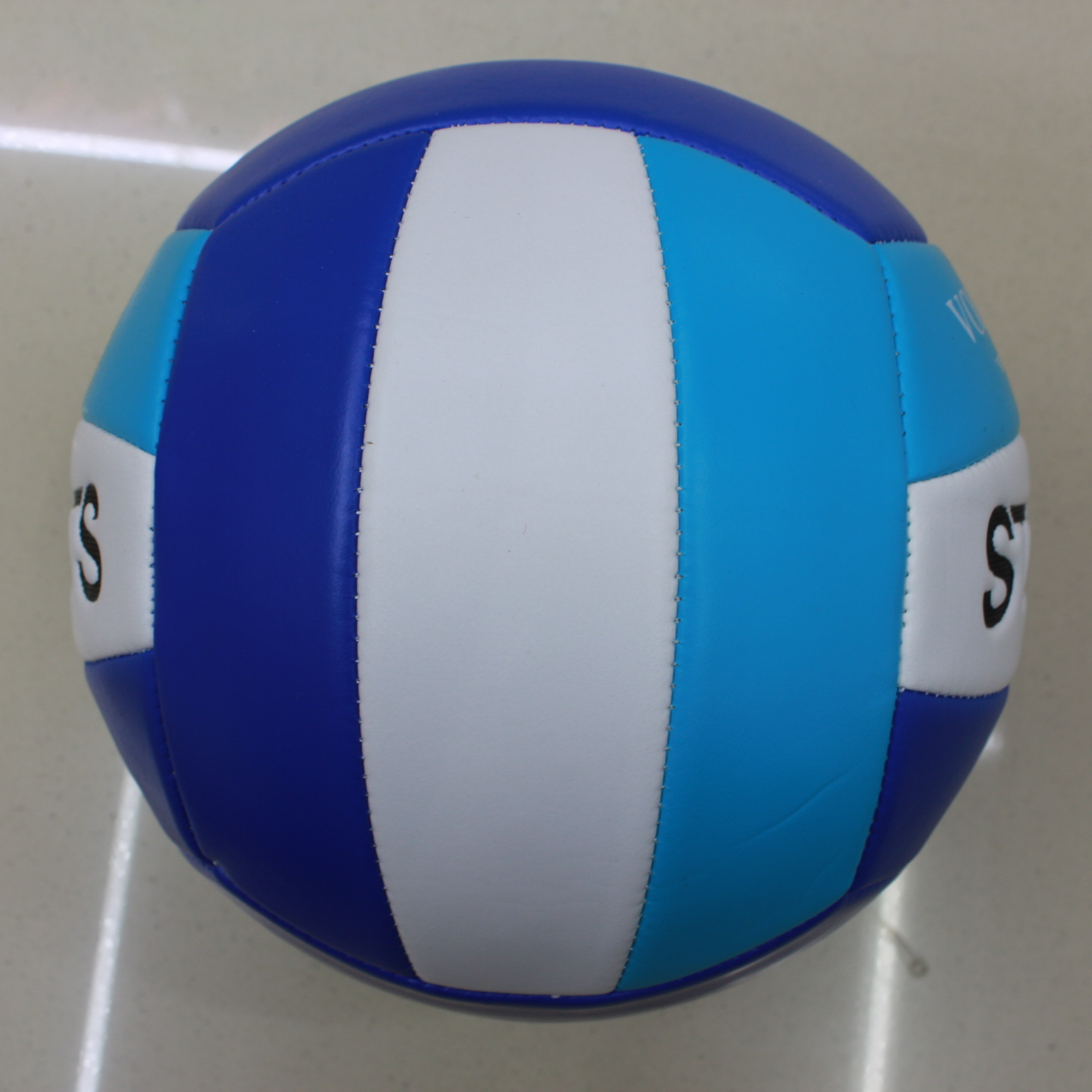 Picture of genuine goods High Foam No.5 Sky Blue High School Entrance Examination Professional Standard Soft Volleyball for Competition Large Discount