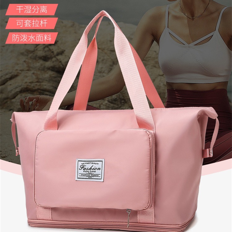 Picture of Factory wholesale wet and dry separation sports portable shoulder bag folding expansion fitness bag large capacity Travel Bag