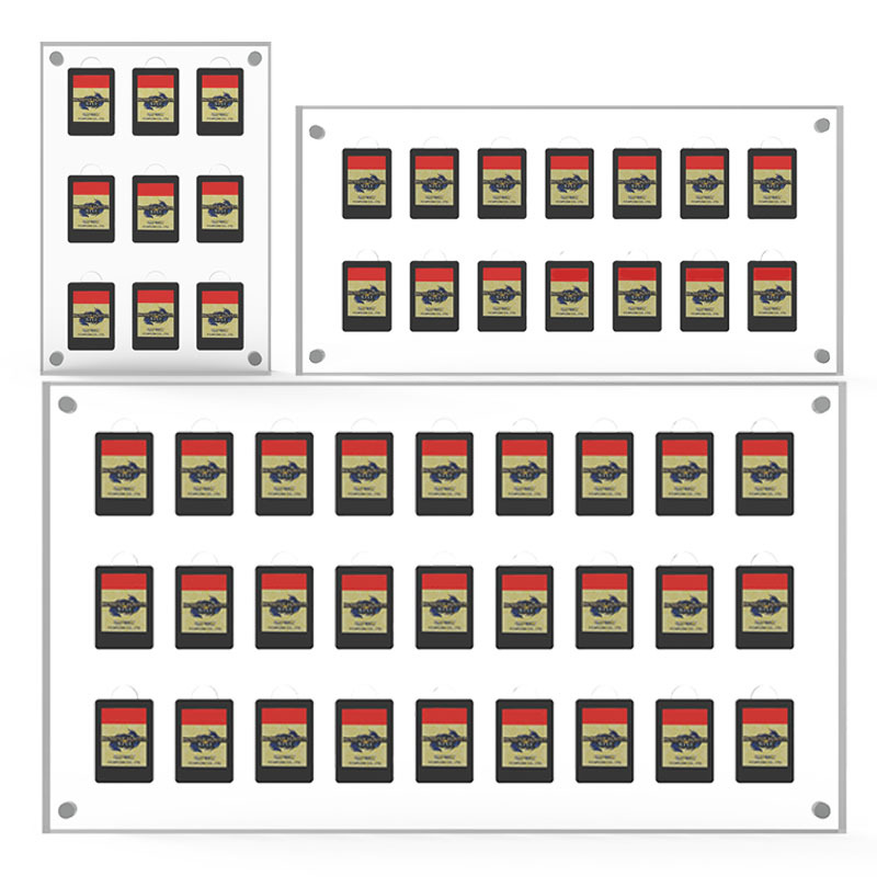 Picture of Wholesale Nintendo game machine card switch storage cassette game card magnetic acrylic transparent storage box