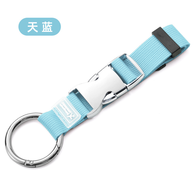 Picture of Luggage Buckle Safety Fixed Strap Backpack External Lanyard Packing Strap Suitcase Strap Metal Lanyard