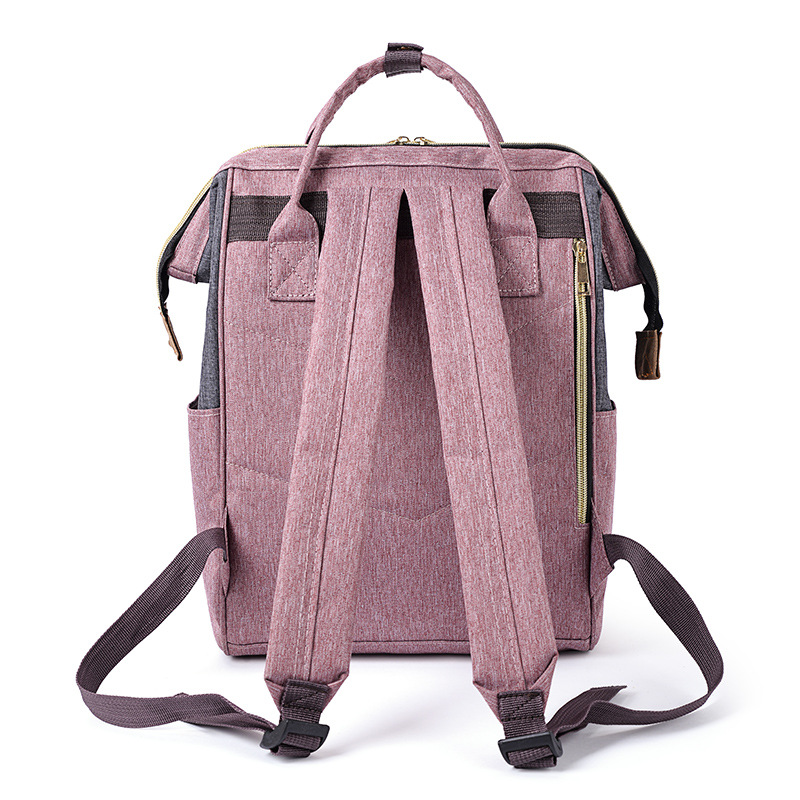 Picture of A Korean-style Mummy Bag Women's Lightweight Large Capacity Multifunctional Maternal and Baby Bag Waterproof Oxford Diaper Backpack