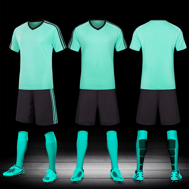 Picture of New Football Clothes Training Clothes suit Men's and Women's Short-sleeved Summer Adult Children's Game Team Clothes Football Clothes Fixed Printing