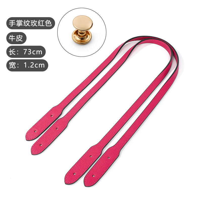 Picture of Suitable tote bag strap replacement strap single shoulder strap single buy women's bag accessories hand strap brown leather hand strap