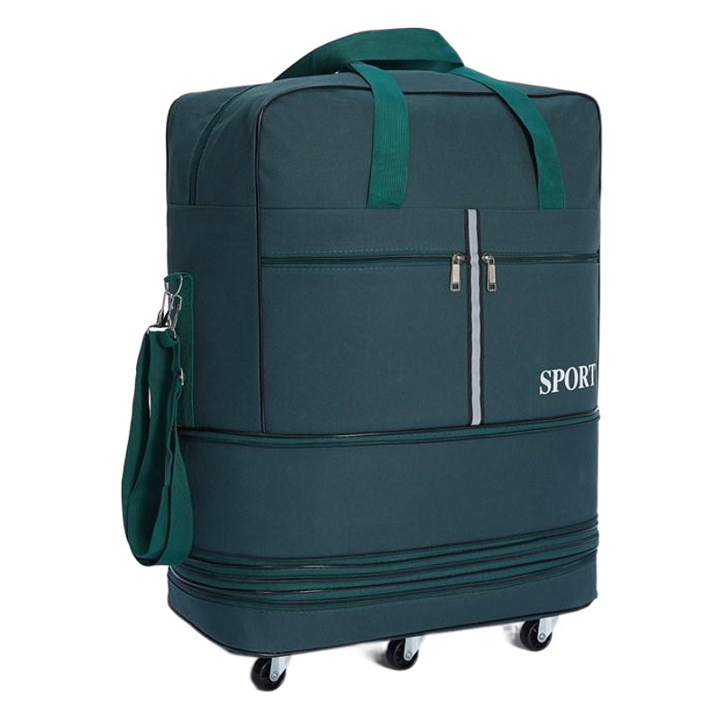 Factory Direct Sales 28inch Travel Bag Soft Oxford Canvas Male Student Luggage Bag Checked Bag Large Capacity Travel Bag