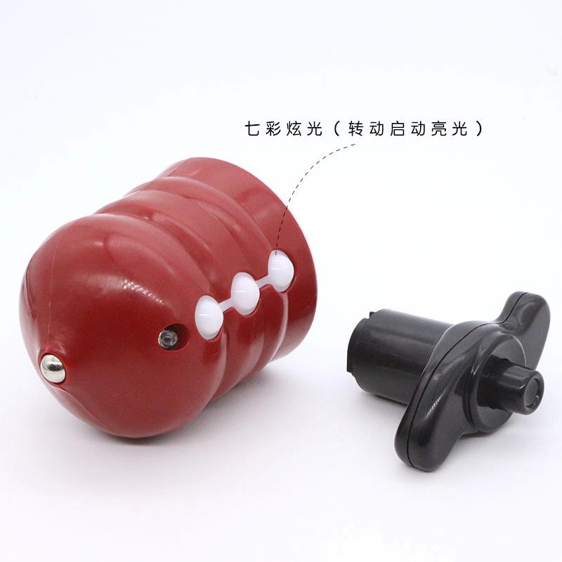 Picture of Children's Toys Colorful Music Top Imitation Wood Glowing Singing Colorful Music Glowing Imitation Wood Top
