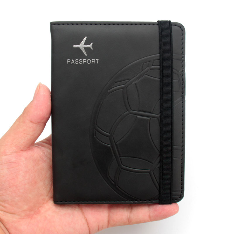 Picture of RFID anti-magnetic football Passbook holder Qatar World Cup air ticket holder multi-card seat strap travel Passbook Holder