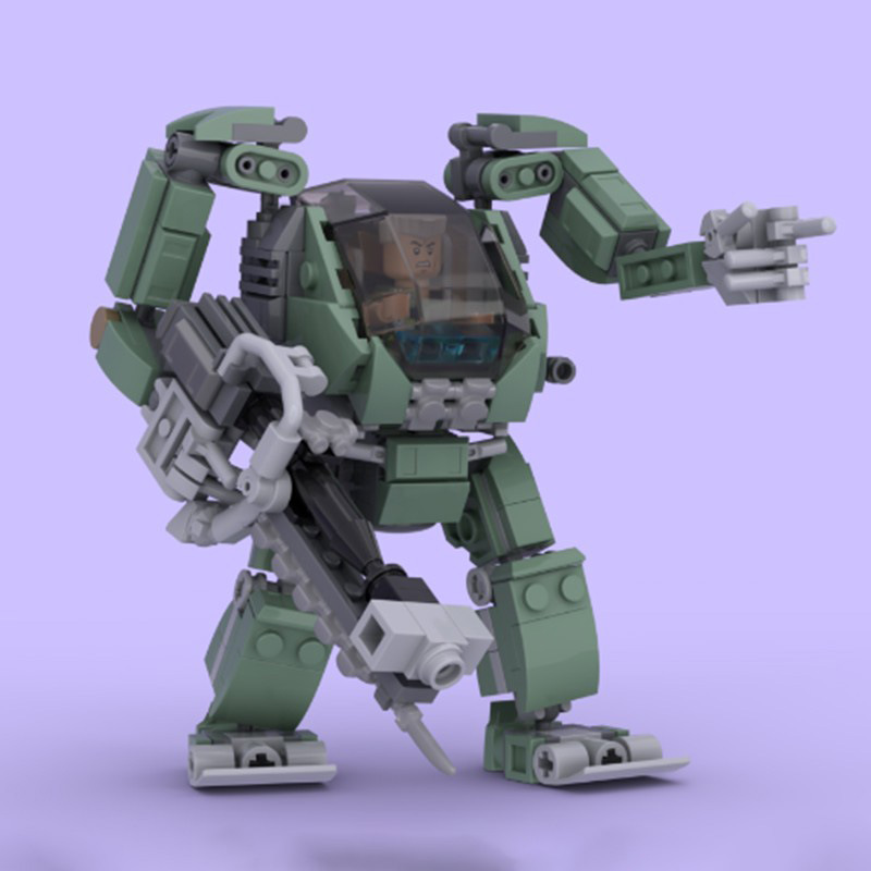Picture of Educational Toys Moc Compatible Lego Boy Assembled Building Blocks 137288 Avatar Series Amp Mecha Set