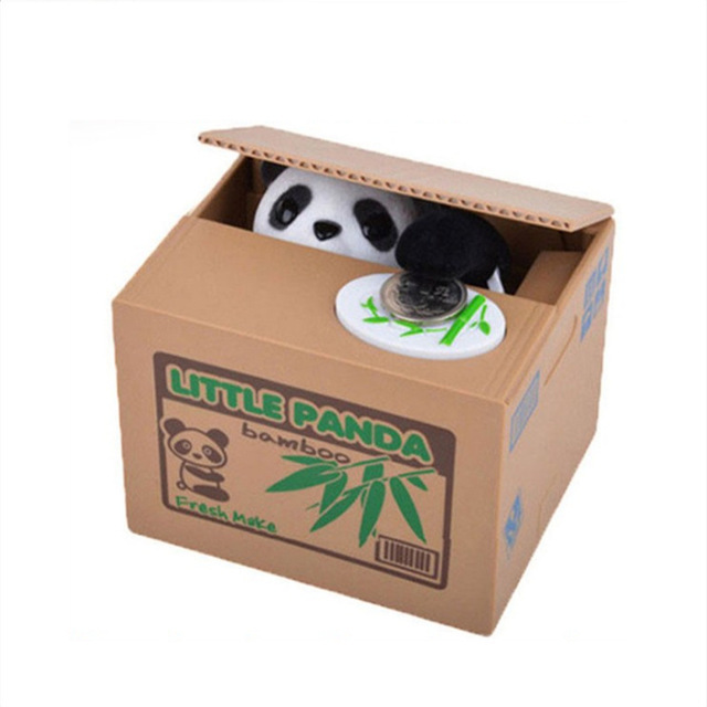 Picture of Cute creative money cat piggy bank children's toys greedy cat electric piggy bank stealing cat piggy bank coins