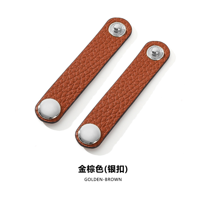 Picture of Mahuangshi D-55 Leather Bag Strap Lindy mini19 Pig Nose Shoulder Strap Shorten Adjustable Buckle Strap Fixed Buckle