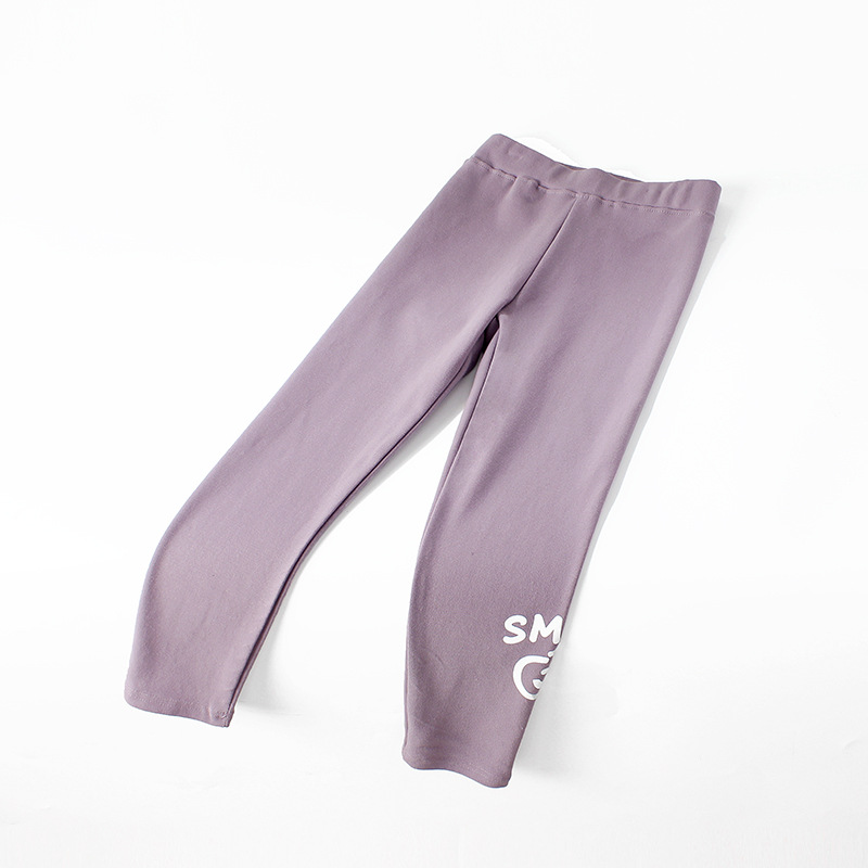Picture of Children's Wear Spring Korean New Girls' Leggings Large Children's Cashmere Printed Shark Pants Children's Pants for Hair