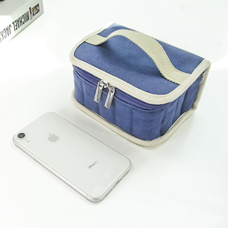 Picture of 16-Gig Portable Canvas Essential Oil Storage Bag Nail Polish Makeup Storage Box Dorrit Essential Oil Bag
