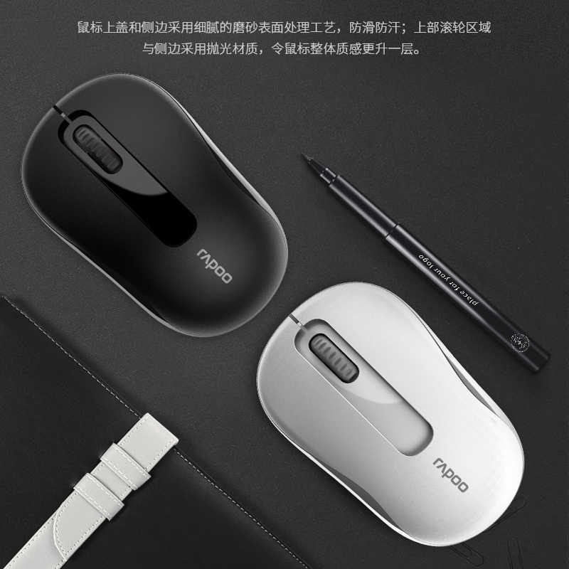 Picture of Suitable for Rapoo Wireless M10Puls Wired Silent Portable Power-Saving USB Mouse Office Notebook