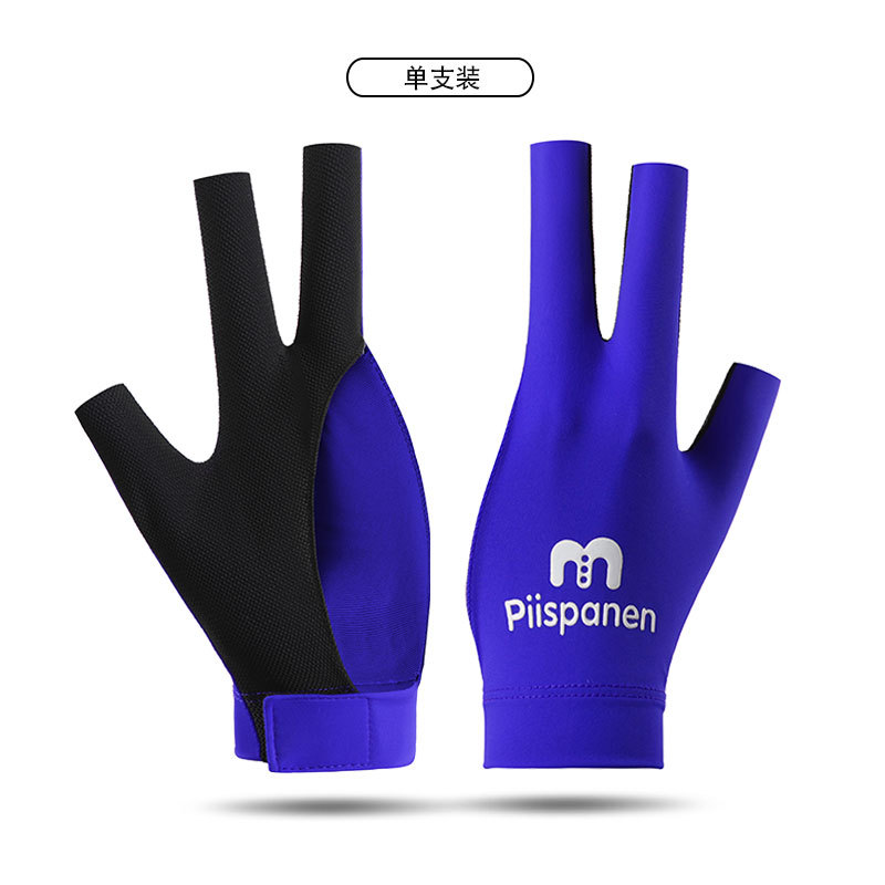 Picture of Billiards Gloves Professional Snooker Men's Three-Finger Full-Finger Ice Silk Breathable Non-Slip Left-Hand Single Pool Gloves Women
