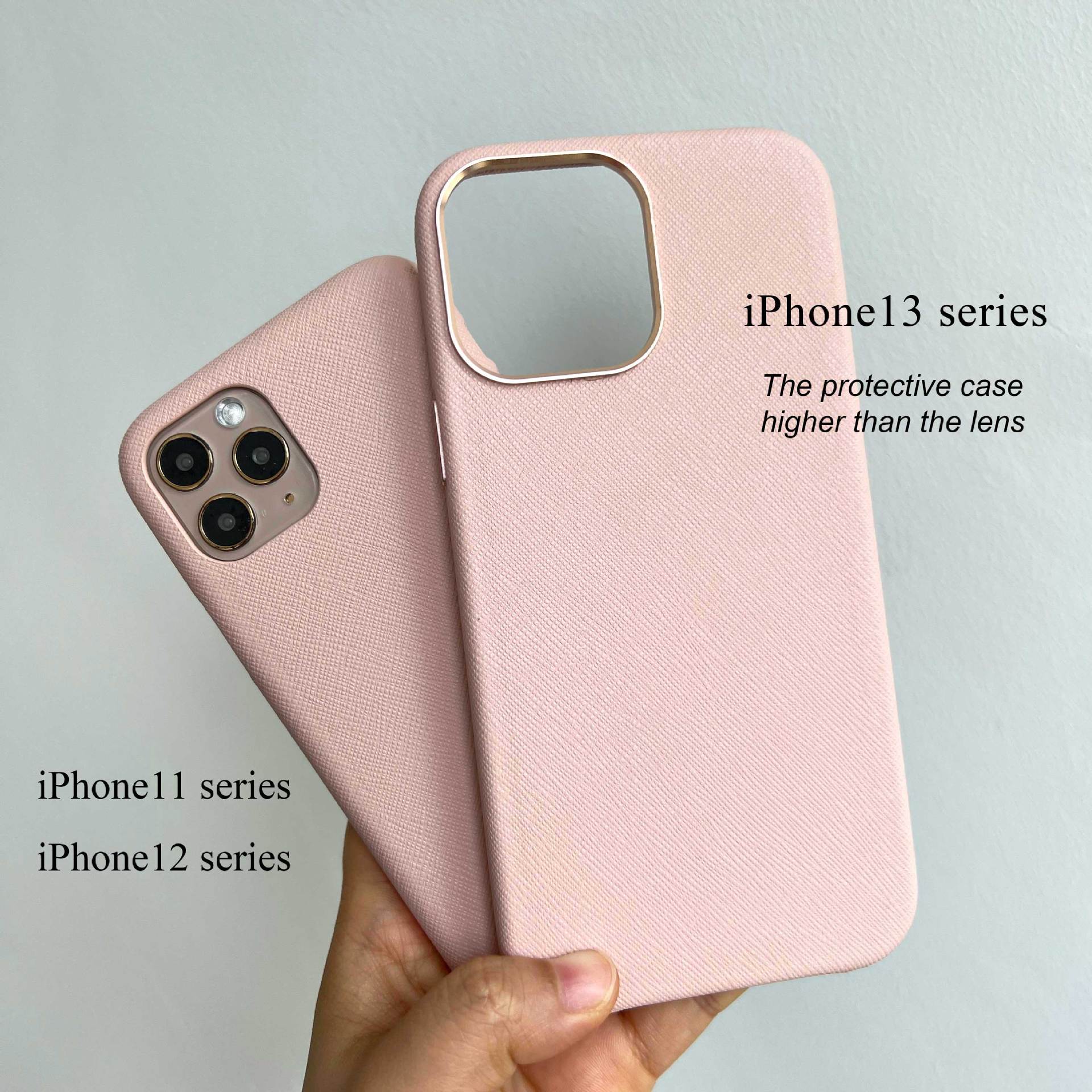 Picture of Gift suit leather Apple 12 13 14 15 phone case + earphone protective cover Airpods1/2/3/Pro