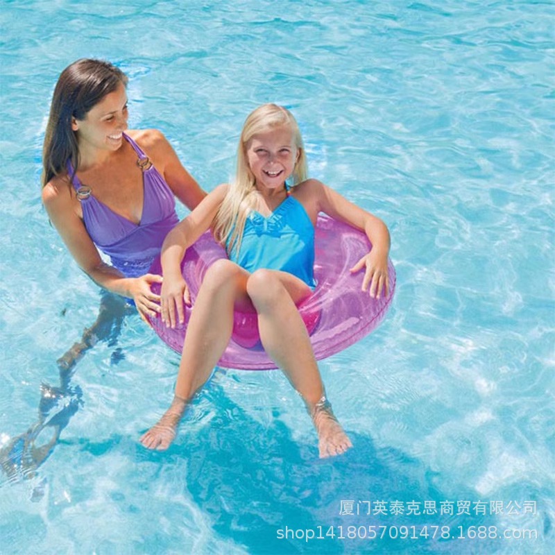 Picture of intex 59260 nostalgic swimming ring for adults floating ring for men and women swimming ring lifebuoy swimming ring water wholesale PVC