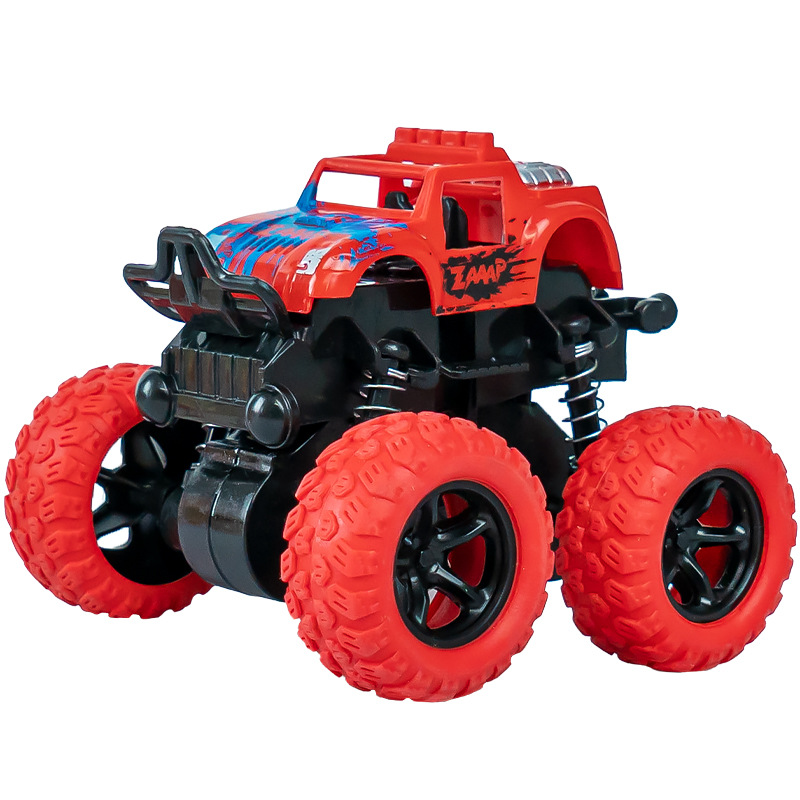 Picture of Four-wheel inertial off-road vehicle flipping dynamic stunt car rotating toy car children's model car anti-fall stall