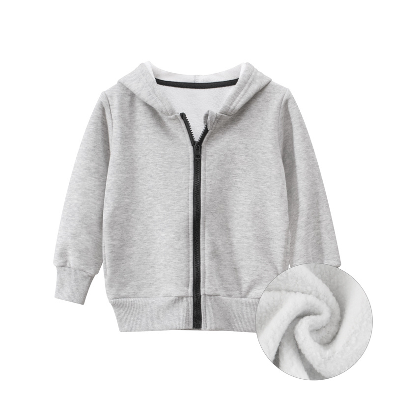 Picture of 27Kids Korean Style Kidsren's Clothing Autumn and Winter New Products 2024 Kidsren's Jacket Zipper Sweatshirt Fleece Baby Clothes Ins