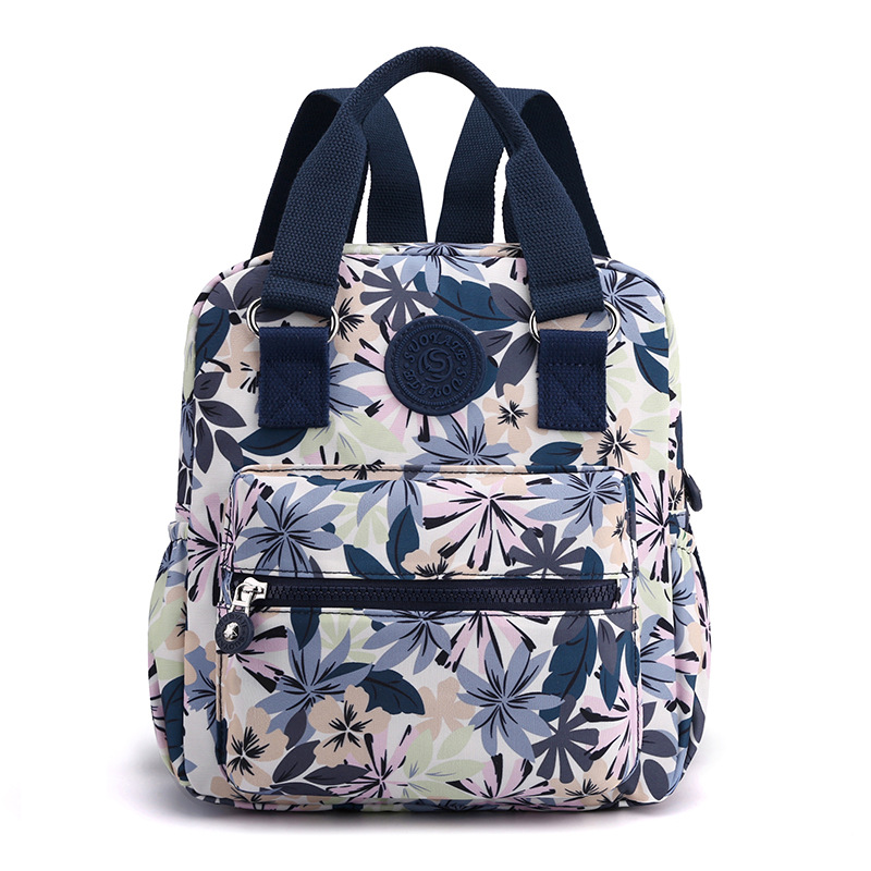 Picture of Simple Schoolbag Printed Backpack High-end Women's Portable Waterproof Backpack Large Capacity Shoulder Bag Cross-Border
