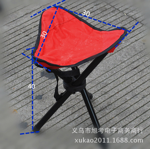 zs tactical outdoor travel products factory direct folding stool fishing beach stool Oxford cloth three-legged stool