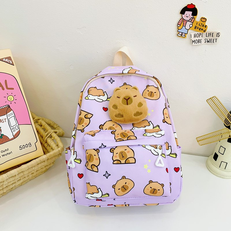 Picture of New Kapi Bala Children's Backpack Cute Cartoon Children's Backpack Kindergarten Junior Middle Class Boys and Girls Schoolbag
