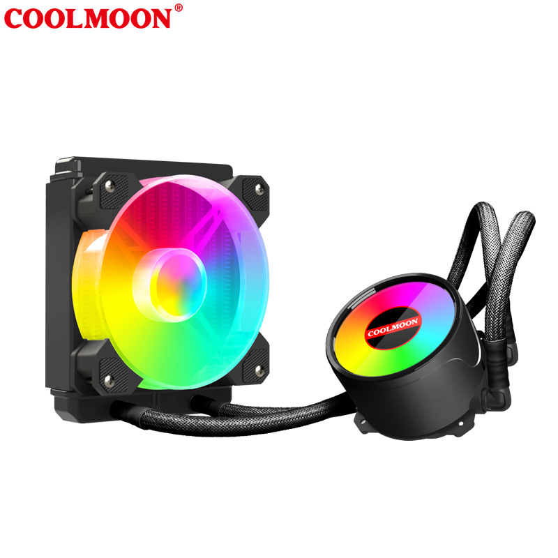 Picture of Cold month RGB120 water-cooled radiator 5v ARGB integrated single-row water-cooled set multi-platform CPU radiator
