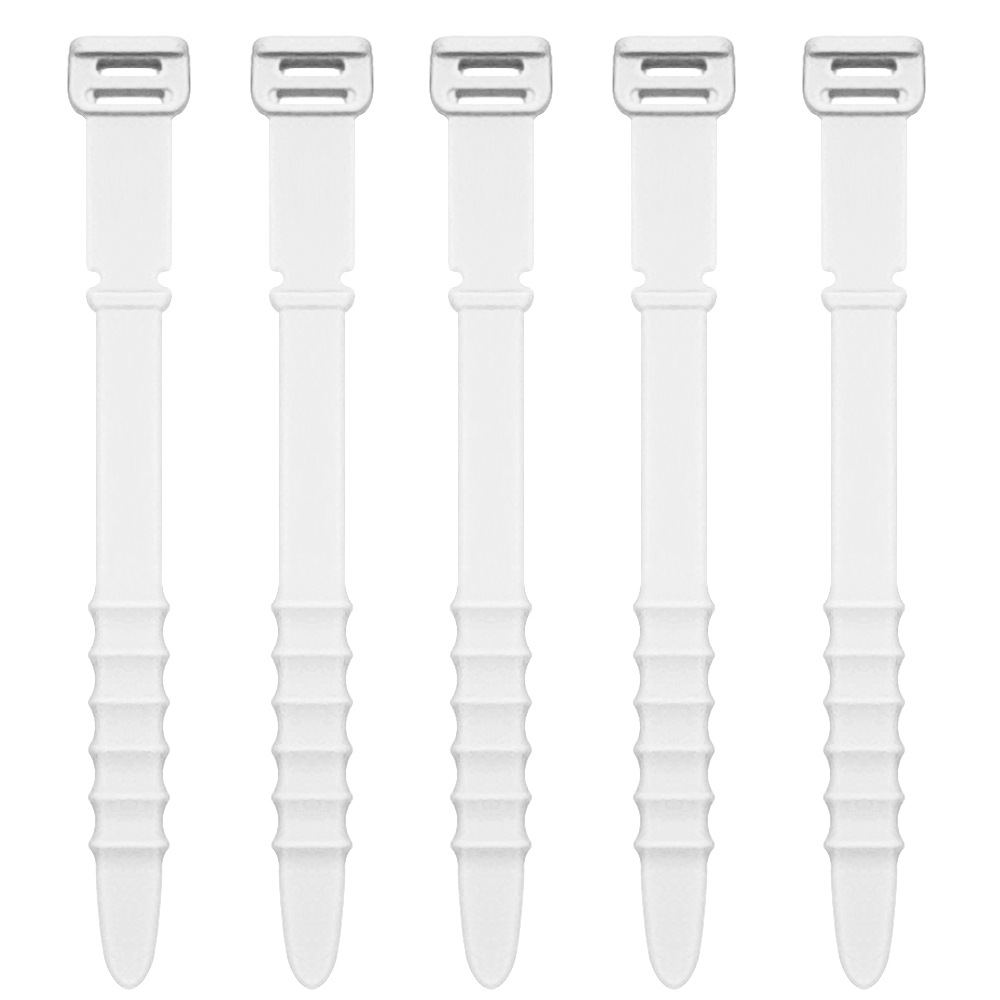 Picture of Fishbone Silicone Cable Organizer Data Cable Storage Tie Headphone Cable Winder Strap Cord Organizer