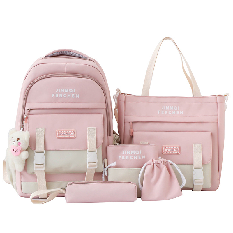 Picture of Schoolbags Primary School Kidsren School Backpacks Junior High School Students High School Students Ins High Quality Wholesale Custom Backpacks