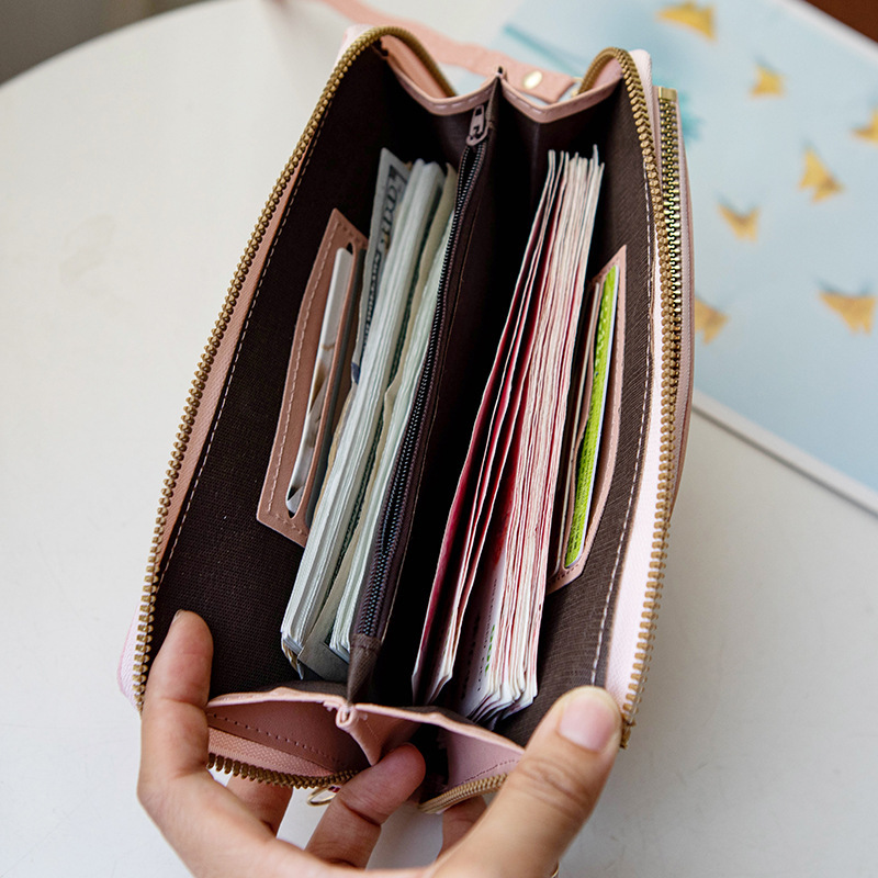 Picture of Mobile Phone Bag Women's 2024 New Touchable Screen Simple Student-Packed Mobile Phone Zipper Korean Mini Crossbody Bag Coin Purse