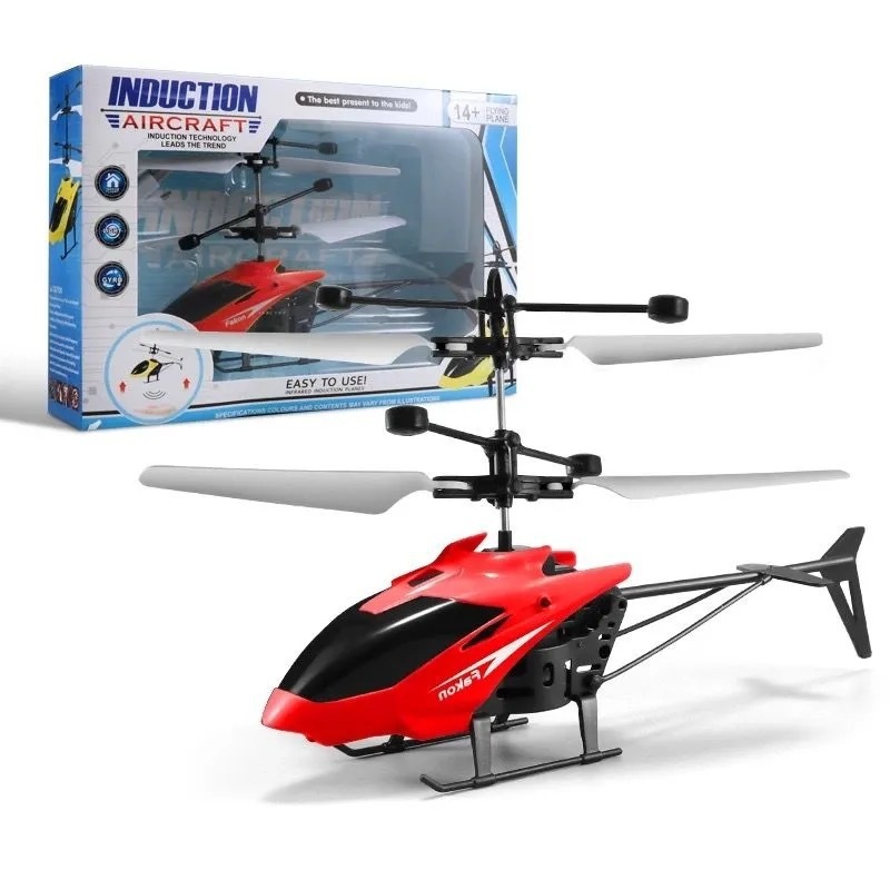 Picture of Children's Remote Control Aircraft Induction Aircraft Two-Way Street Stall Toy Mini Helicopter Drop-Resistant Rechargeable Flight