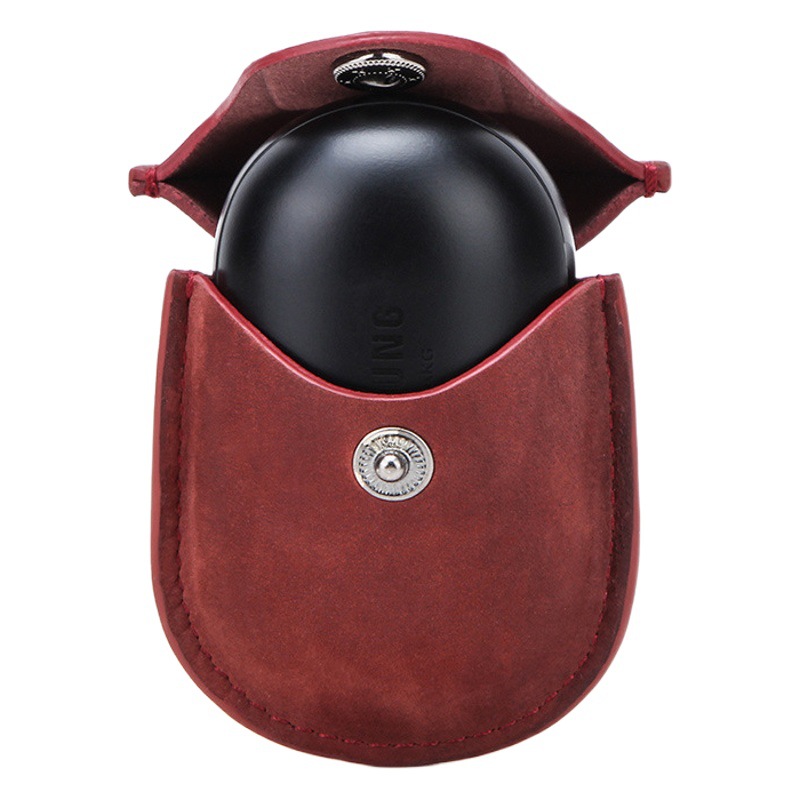 Suitable for Samsung Buds Cowhide Headphone Case, Simple Style Hook, Portable Bluetooth Headphone Protective Cover, Dropshipping