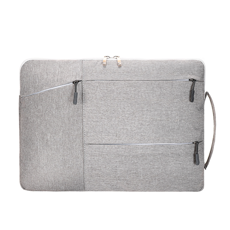 Picture of Multi-zipper Pocket Storage Thickened Logo Drop-resistant Laptop Sleek Bag 15.6 "Portable Laptop Bag