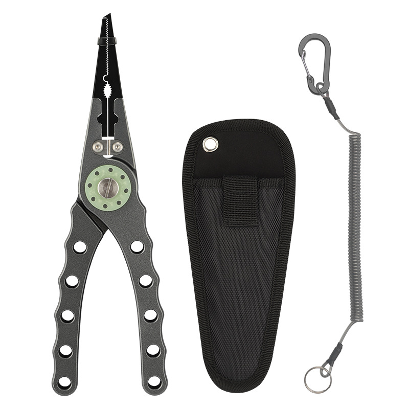 Picture of Aluminum alloy die-casting multifunctional road forceps portable lock fishing tongs fish controller road forceps suit manufacturers in stock