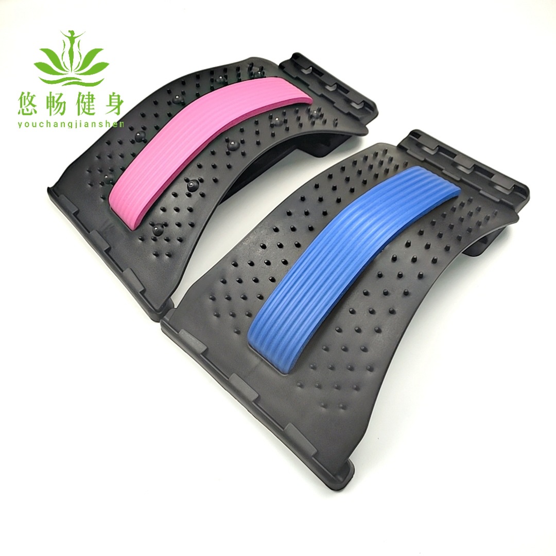 Picture of Lumbar Disc Traction Device, Lumbar Vertebra Corrector, Waist Strain, Curved Stretching and Relieving Device, Yoga Spine Massage Equipment
