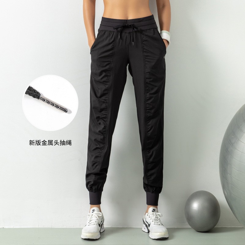 Picture of High-Waisted Loose Quick-Dry Sports Pants for Women, High-Elastic Long Pants, Casual Jogger Sweatpants, Yoga Pants, Breathable Fitness Running