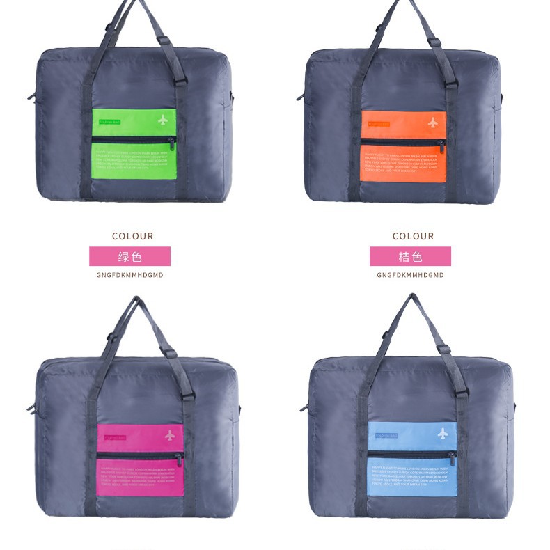 Picture of Airplane Bag Folding Travel Bag Clothes Storage Bag Cover Trolley Case Airplane Bag LOGO Retractable Folding Storage Bag